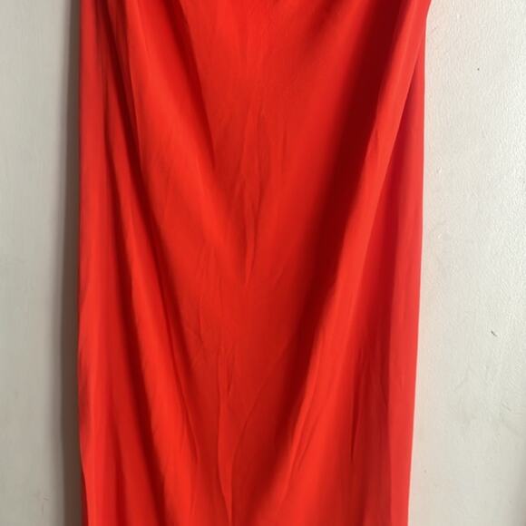 Veronica Beard Oleta Ruffled Off-the-Shoulder Dress Red - Picture 8 of 16